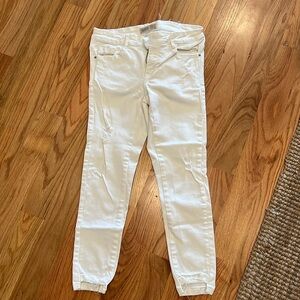 Zara White Skinny Jeans